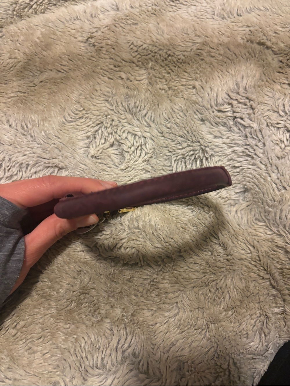 XS Rolled Leather Dog Collar - Picture 4 of 6